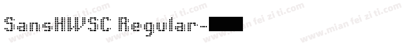 SansHWSC Regular字体转换